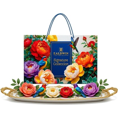 EALDWIN Gift bag porcované čaje v dárkové tašce 60 ks