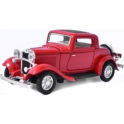 Lucky Die Cast Ford 3 Window Coupe 1932 červená 1:43