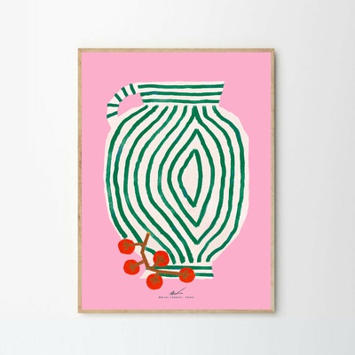 Moikka Plagát Vase and Currants by Matías Larrain 70x100