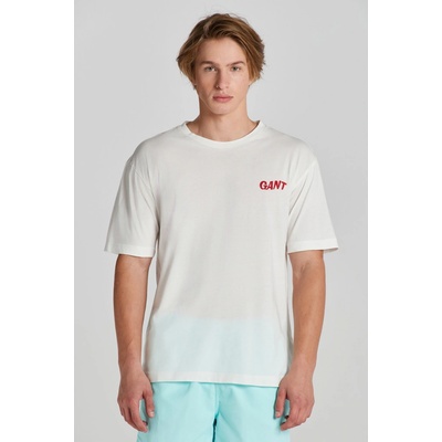 Gant Washed Graphic SS T-Shirt biele