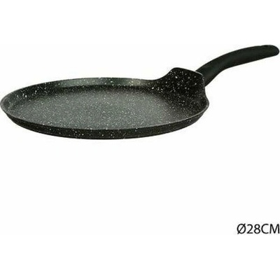 Hliníková lívaneční pánev kovaná 28 cm černá