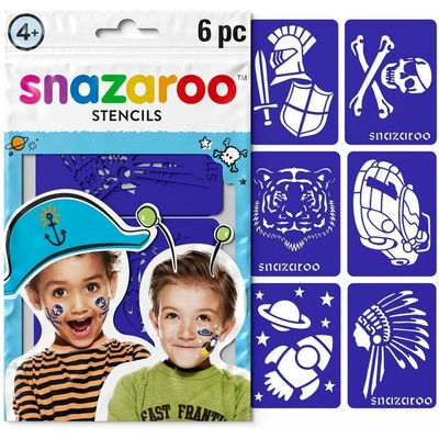 Snazaroo Šablóny na tvárovej farby modrej