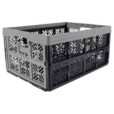 přepravka 48x35x24cm sklád., sever.šedá, nosn.16kg, plast – Zbozi.Blesk.cz