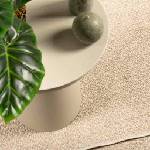 Pure Line Home Килим zizur, имитация на юта, правоъгълна шарка, за закрито и открито, бежов