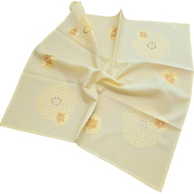 Raebel Vyšívaný obrus žltý 2305-3 žltá Polyester 85x85cm