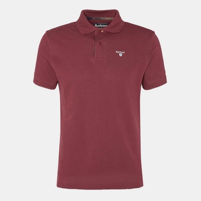 Barbour Блуза с яка Barbour Mens Tartan Pique Polo Shirt - Ruby RE53