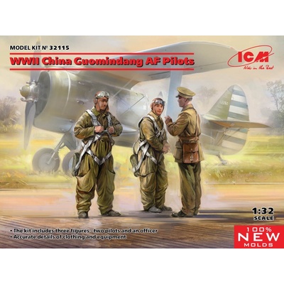 ICM China WWII Guomindang AF Pilots 3 fig. 32115 1:32
