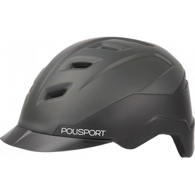 Polisport Аксесоар за велосипед Polisport, каска E CITY (L=58/61), BLACK/DARK GREY - 8741200002 Каски, 25609 (AM5724)