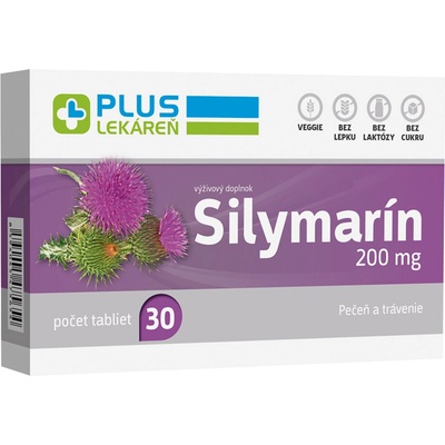 Plus Lékáreň Silymarín 200 mg 30 tabliet