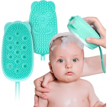 BeautyRelax 1123 Silikónová špongia do kúpeľa 12 x 7 x 5 cm modrá