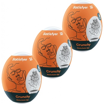 Satisfyer Masturbator Egg Set Chrunchy 3 ks