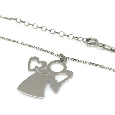Jan Kos jewellery Stříbrný řetízek s přívěskem 12115438