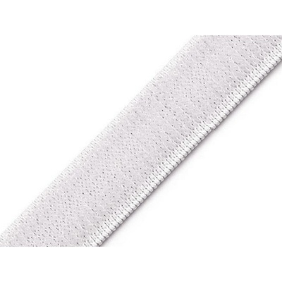 Prima-obchod Suchý zip plyš šíře 20 mm elastický, barva 1 bílá