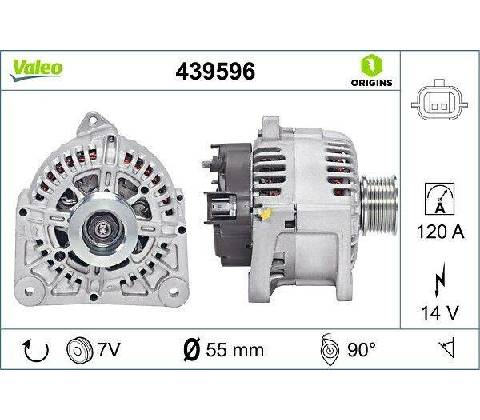 Alternátor VALEO 439596