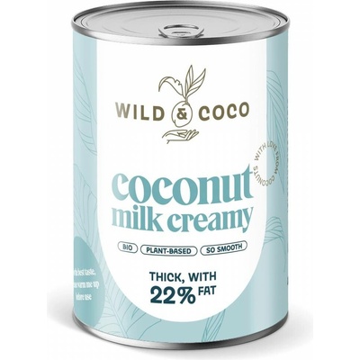 Wild & Coco Kokosová smetana 400 ml – Zbozi.Blesk.cz