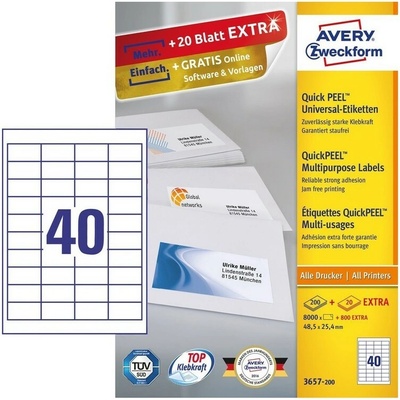 Avery Zweckform 3657 100 archů A4