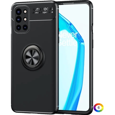 OnePlus 9R Удароустойчив Metal Ring Калъф и Протектор