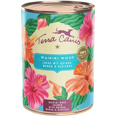 Terra Canis Waikiki Woof Salmon with quinoa mango & hibiscus 400 g