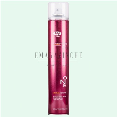 Lisap Professional Milano Lisap Лак за коса с много силно задържане и масло от жожоба 500 мл. Lisynet One Extra Strong Hold Spray (13480)