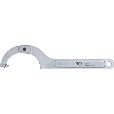 BGS Technic Kĺbový hákový kľúč s čapom 80 - 120 mm BGS 74230
