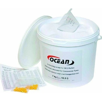 Vyvažovací granulát (prášek) pro nákladní pneumatiky OCEAN, 7kg, Invento 566-0190