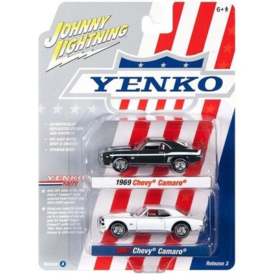 Chevrolet Camaro 1969 + Chevrolet Camaro 1967 1:64 - Johnny Lightning