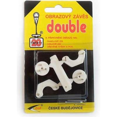Závěs obrazový DOUBLE BÍ (2ks) blistr 1093