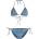 O'Neill O´neill Essentials Capri Bondey bikini - Blue (Yellow Animal Blur)