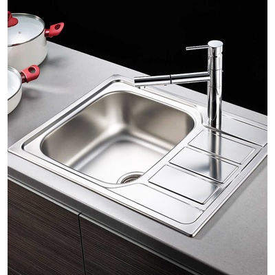 Pyramis Неръждаема мивка athena (62x50) 1b 1d