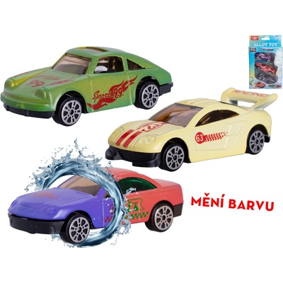 Mikro trading Auto měnící barvu 7 cm volný chod 3 ks v krabičce
