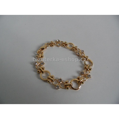 Bizuterka-eshop.cz zlatý s kamínky BZ-03306