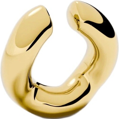 Furiosa Pozlacená single záušnice Bubbly Cuff SE-BUBBLY-G