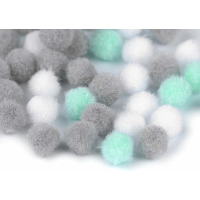 Bambulka mix barev Ø8 a 10 mm růžová sv. 1 sáček