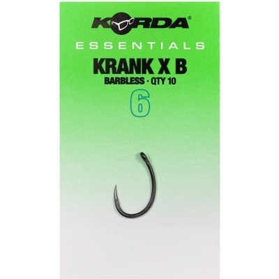 Korda Háčky Essentials Wide Gape X Barbless 10ks Vel. 6