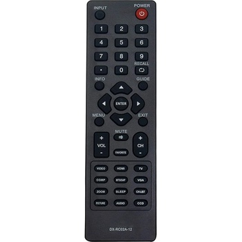 съвместим Dynex DX-RC02A-12, DX-RC01A-12, RC-701-0A, ZRC-400 - заместител дистанционно управление (Dynex DX-RC02A-12, DX-RC01A-12, RC-701-0A, ZRC-400)