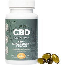 I AM CBD Full Spectrum CBD kapsle 1 500, D3, Ashwagandha 60 kapsúl