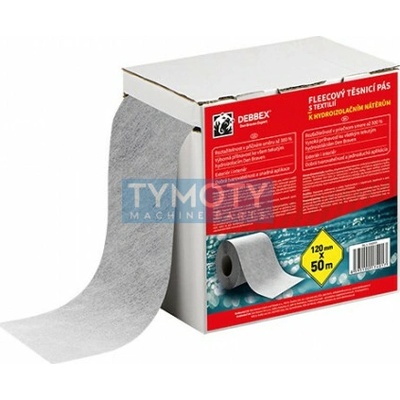 Debbex Fleecový flexi tesniaci izolačný pás 120 mm x 50 m
