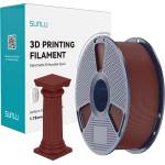 Sunlu PLA High-Speed Marble филамент тухлено червен (PLA H-S MAR BR)