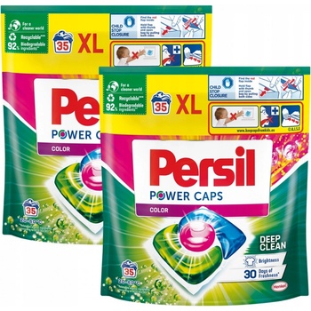 Persil Power Caps Kapsule na pranie farieb 2 x 35 PD