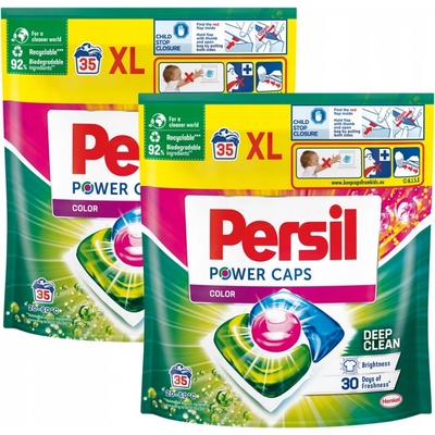 Persil Power Caps Kapsule na pranie farieb 2 x 35 PD