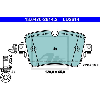 CONTINENTAL TEVES (ATE) 13.0470-2614.2
