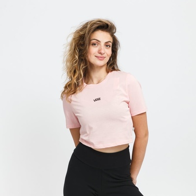 Vans WM Flying V Crop Crew Tee ružový