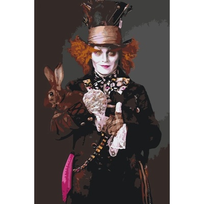 MALUJEŠ KLOBOUČNÍK 1 Rozměr 40 x 60 cm Rámování vypnuté plátno na rám