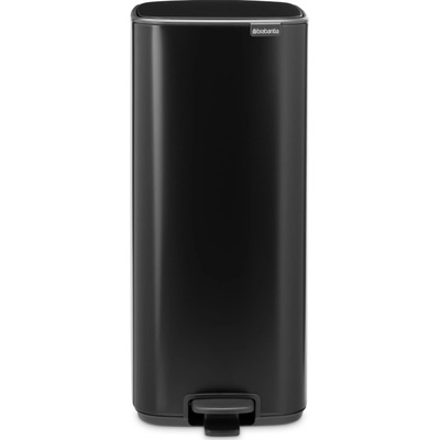 Brabantia Pedálový odpadkový kôš BO 30 l, matná čierna, oceľ