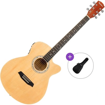 Pasadena PGC-10E Basic SET Natural Електро-акустична китара Джъмбо