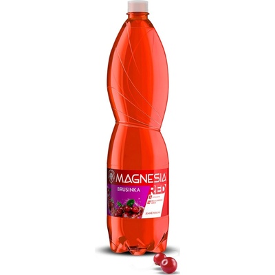 Magnesia Red Brusinka jemně perlivá 1,5 l