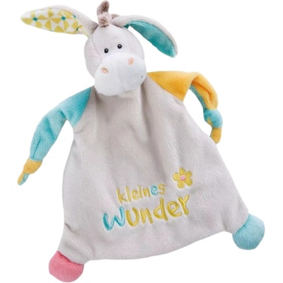 NICI Кърпа за гушкане NICI - Магаре, 25 х 25 cm (47132)