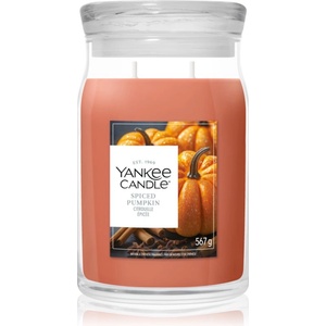 Yankee Candle Spiced Pumpkin ароматна свещ 567 гр
