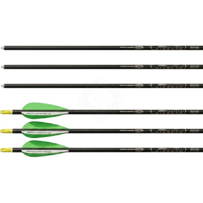 Easton Sada 6ks hliníkových šípů Easton Genesis NASP 1820 Black 30"