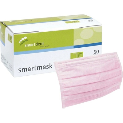 Smartdent Ústenka Smartmask růžová 50 ks
